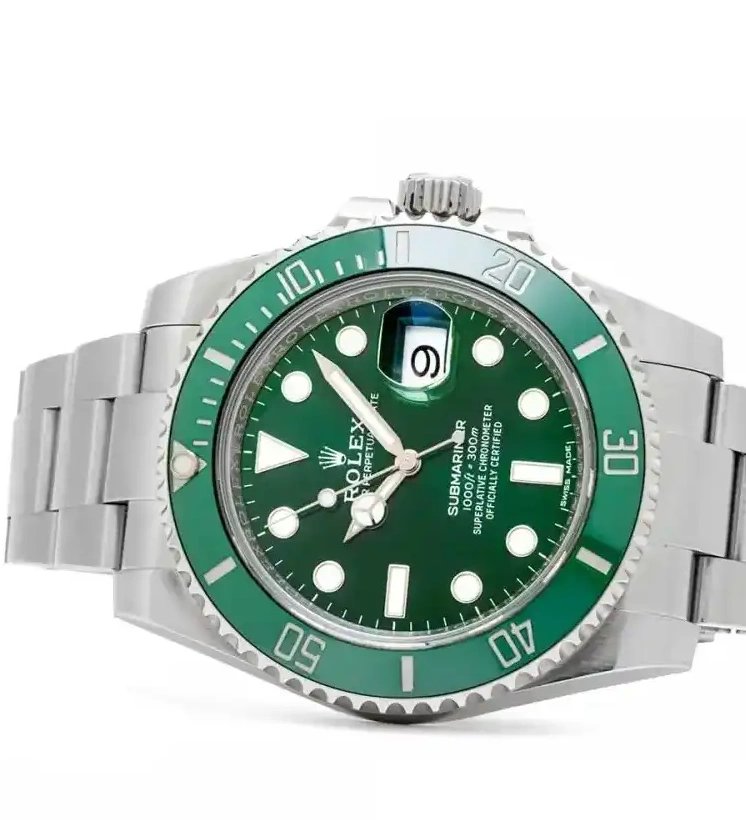 Prestigious Jewelrys Submariner Green Rolex 116610LV 0701